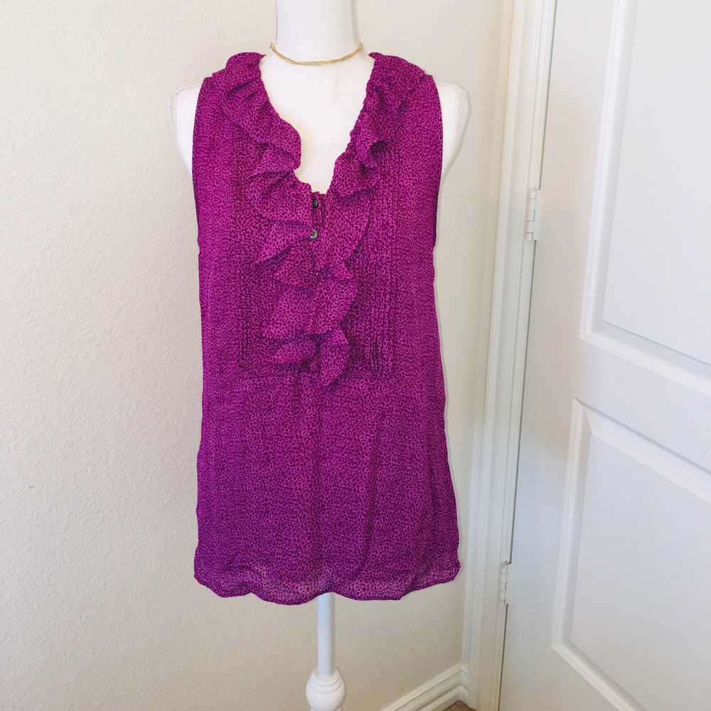 Banana Republic Ruffle Top Size 8